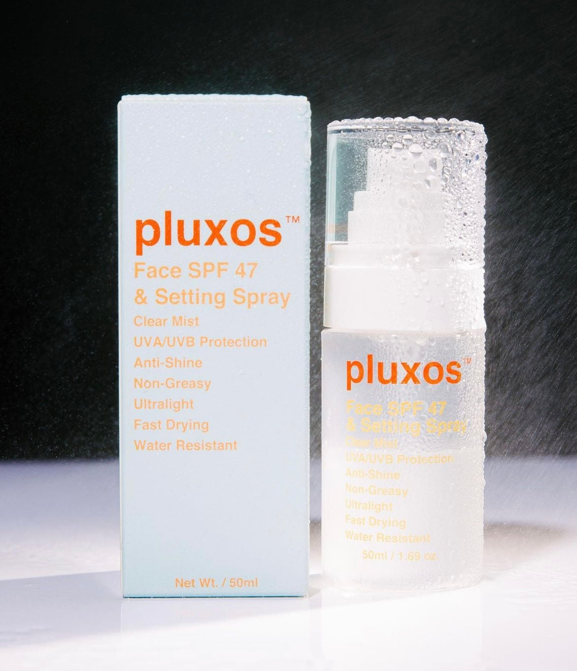 Pluxos Face SPF 47 & Setting Spray