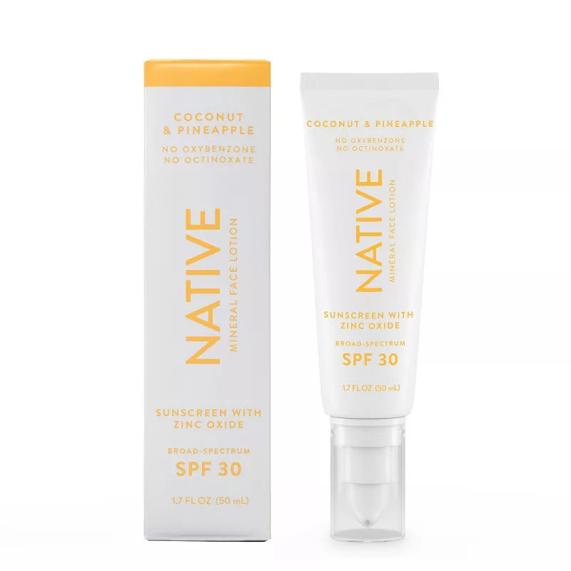 Native Coconut & Pineapple Mineral Sunscreen SPF 30